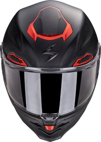 Scorpion EXO-Race Air Helm Mattschwarz-Rot