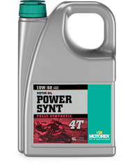 MOTOREX POWER SYNT 4T SAE 10W/60 MA2 (4 LITER)