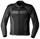 RST S-1 Mesh Leder-Jacke Herren - Schwarz