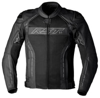 RST S-1 Mesh Leder-Jacke Herren - Schwarz