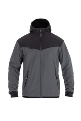 Hoodie V3 Softshell Rip Stop Grey Black