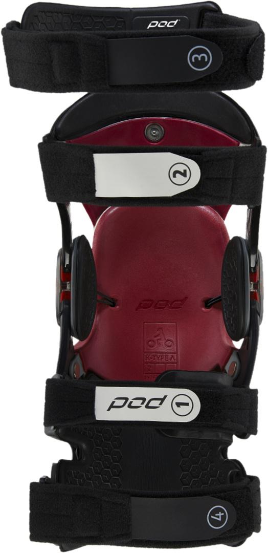 POD K8 3.0 Knee Brace carbon-grau
