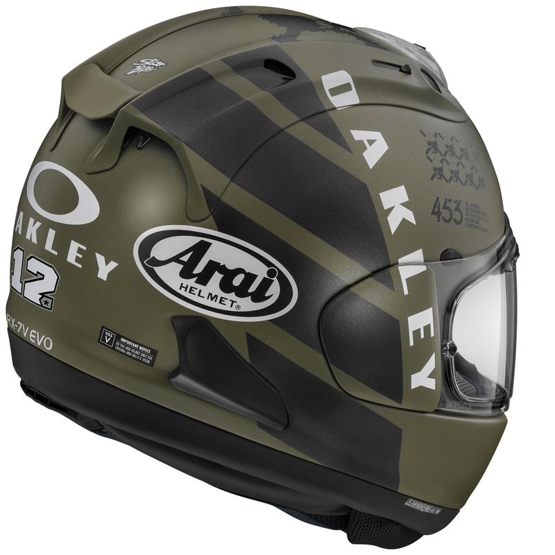 ARAI RX-7V EVO Maverick Oakley Helm - Replica