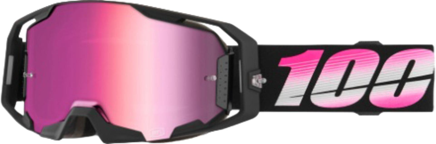 100% Armatic Goggle Bodino - Pink Mirror Lens