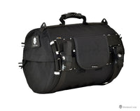 Sacoche arrière moto DEEMEED Tube pour Sissy Bar, matière Cordura, capacité 25 l, étanche + housse de pluie
