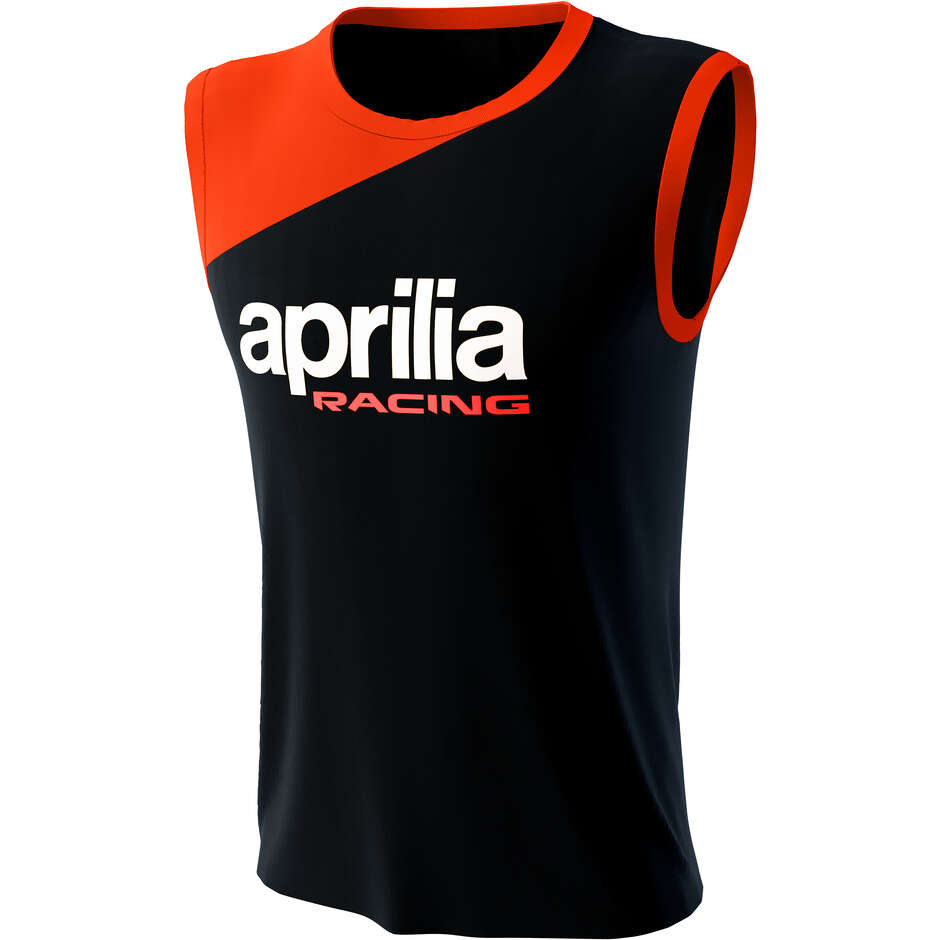 Aprilia TT1 OLIV 23 Casual T-Shirt BlackNeonrot
