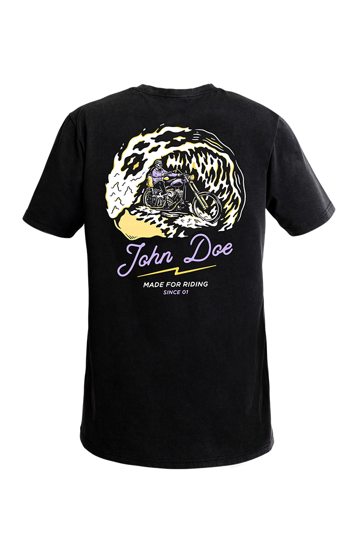 T-shirt JOHN DOE Wave Noir