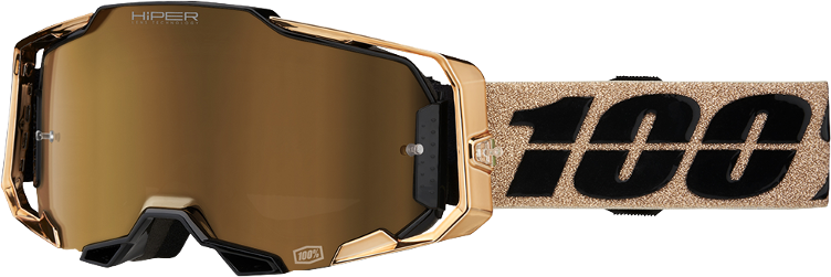 100% Brille ARMEGA HIPER Goggle Bronze - Mirror Bronze Multilayer L