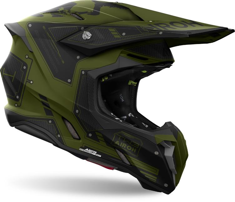 Airoh Twist 3 Military Motocross Helm