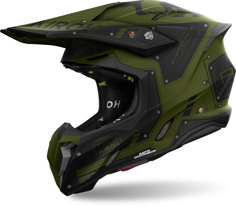 Airoh Twist 3 Military Motocross Helm - 0