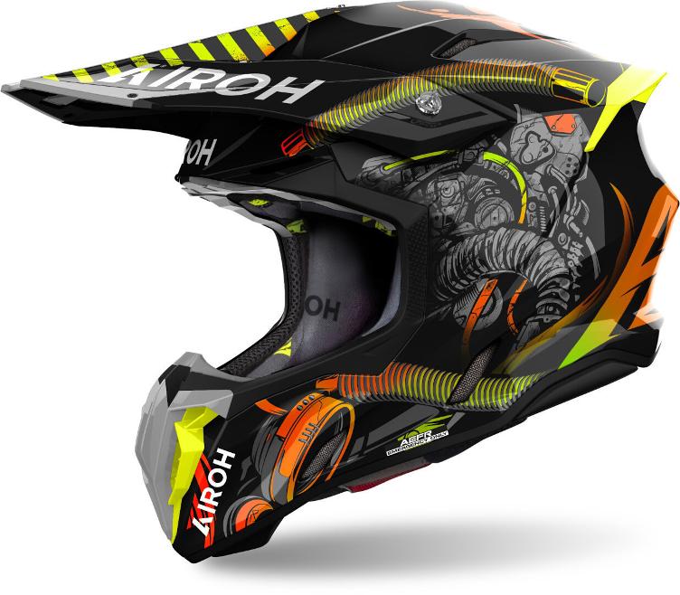 Airoh Twist 3 Toxic Motocross Helm - 0