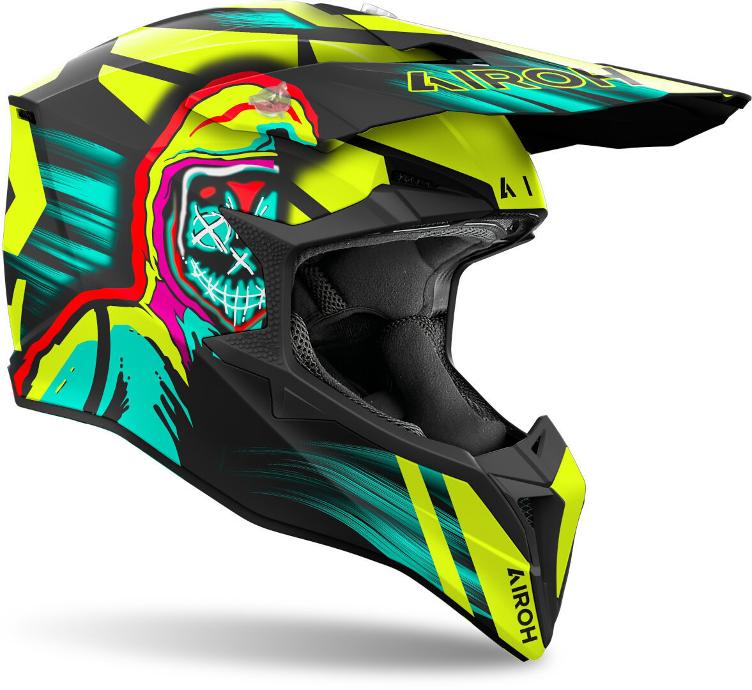 Airoh Wraaap Cyber Motocross Helm - 0