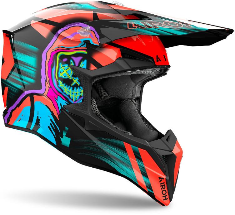 Airoh Wraaap Cyber Motocross Helm - 0