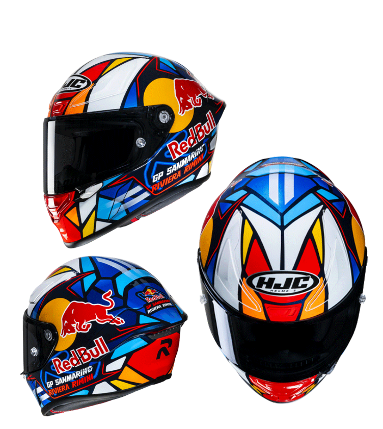 HJC Integralhelm RPHA 1 Red Bull Misano - 0