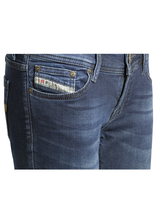 John Doe Betty Vintage Slim Jeans Indigo - 1