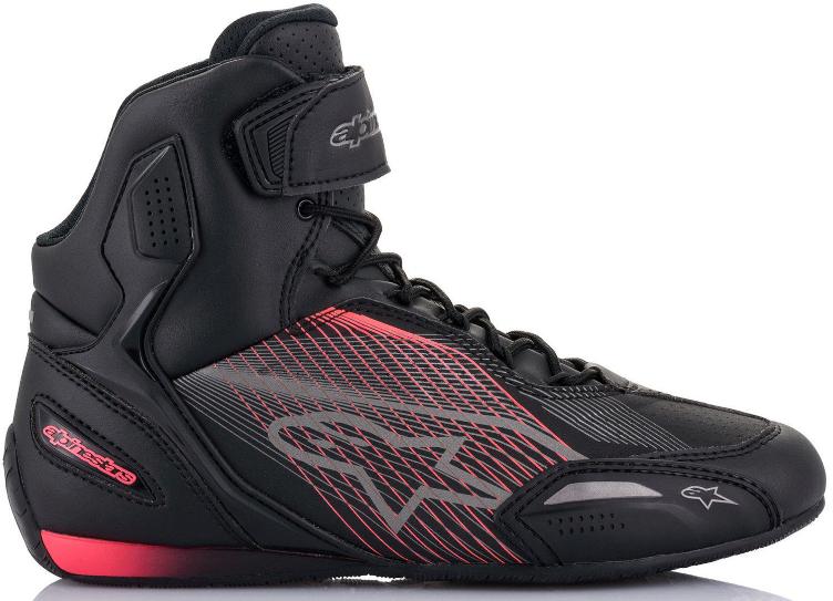 Alpinestars Stella Faster-3 Damen Motorradschuhe (BLK GUN MET DPK) - 1