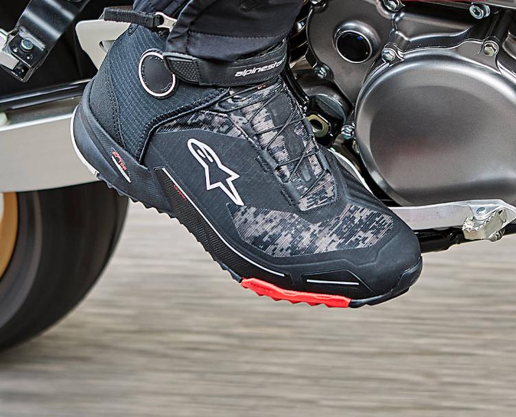 Alpinestars CR-X Drystar Motorradschuhe Camo Red - 0