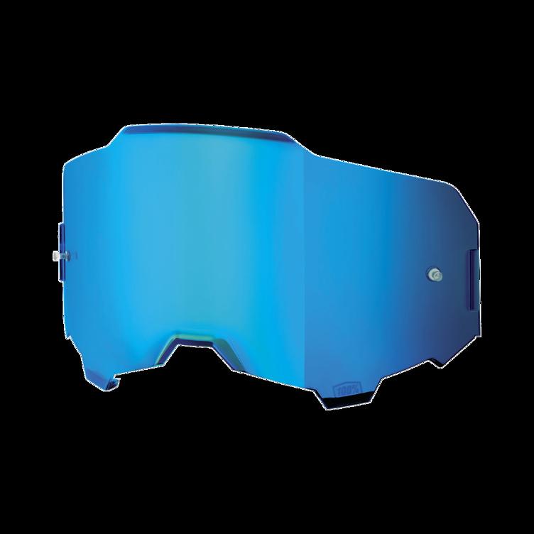100% Linse Armega Replacement - Injected Mirror Blue Lens