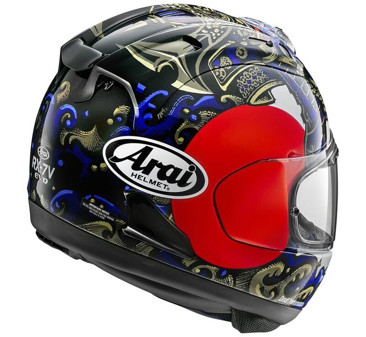 ARAI RX-7V EVO SAMURAI Helm - Multicolor - 0