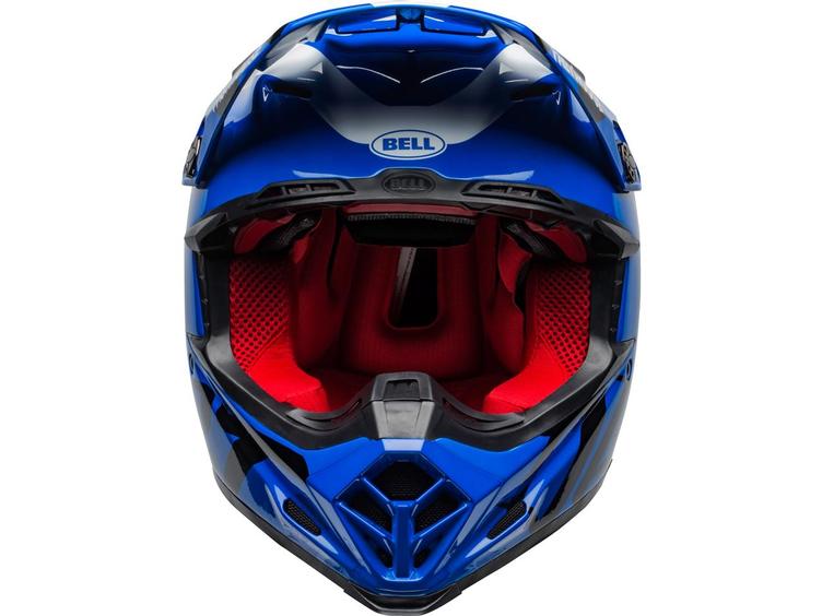BELL Moto-9 Flex Helm Fasthouse DID 20 Gloss Blue/White - 6