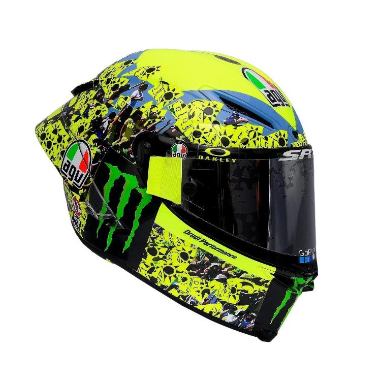 AGV Integralhelm Pista GP RR Rossi Misano 2 2021 Lim.Ed. gelb-schwarz