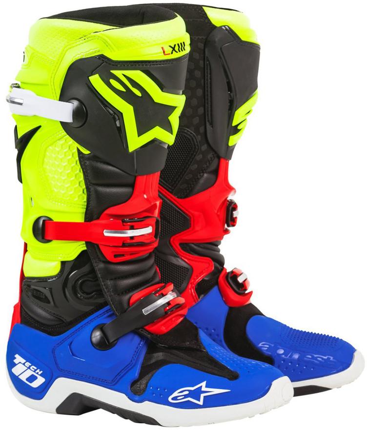 ALPINESTARS TECH 10 YELLOW-BLUE