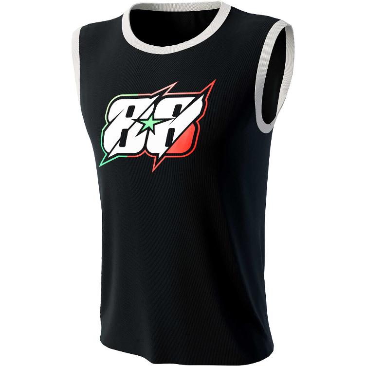 Aprilia TT1 OLIV 23 Casual T-Shirt BlackNeonrot