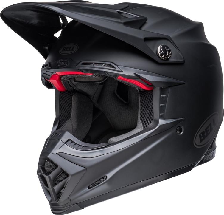 BELL Moto-9s Flex Solid Helm - Mattschwarz
