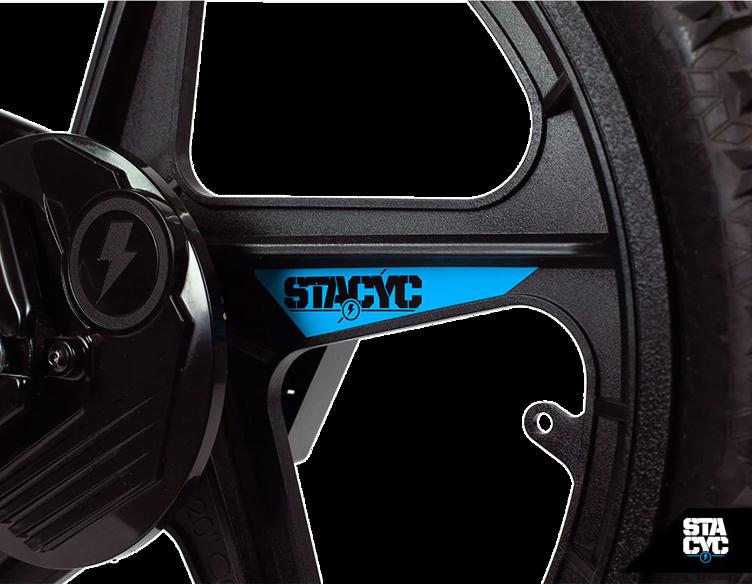 STACYC Kinder Elektro Laufrad 20eDrive Manitou Gabel - 1