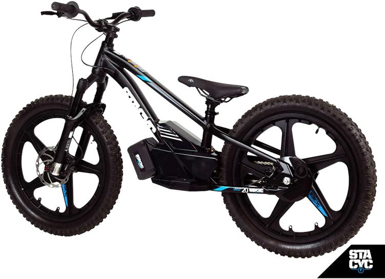 STACYC Kinder Elektro Laufrad 20eDrive Manitou Gabel - 2