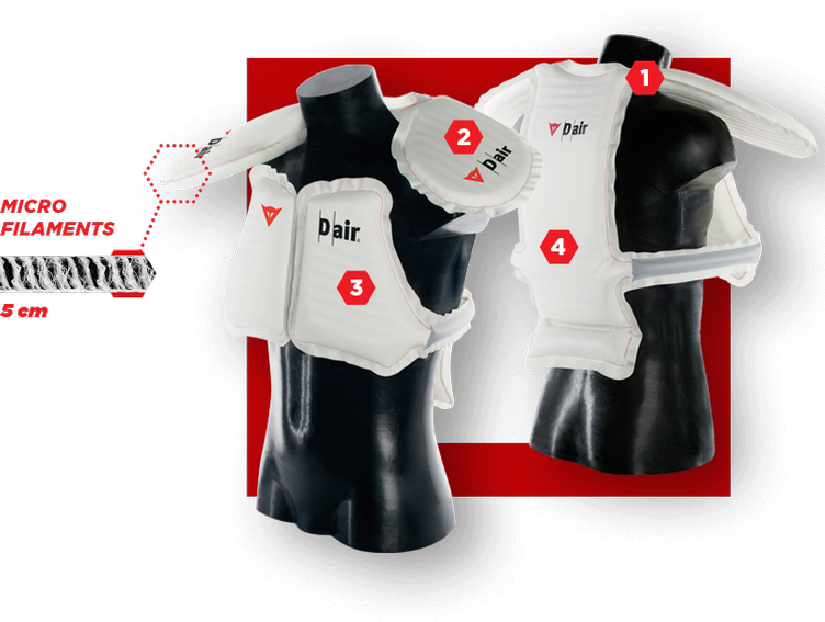 Dainese Avro D-Air® Airbag 2-Teiler Motorrad Lederkombi - 0