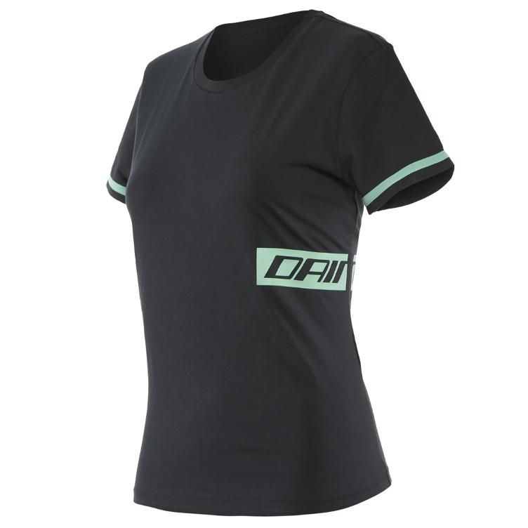 Dainese Damen T-Shirt PADDOCK schwarz-türkis