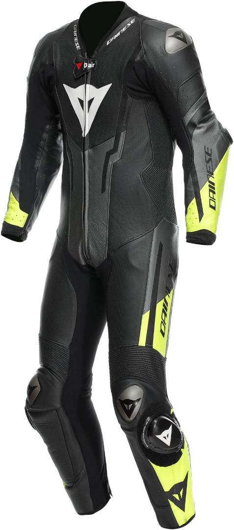 Dainese Misano 3 D-Air Airbag perforierte 1-Teiler Motorrad Lederkombi