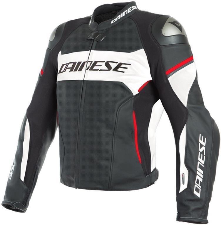 Dainese Racing 3 D-Air® Airbag Motorrad Lederjacke