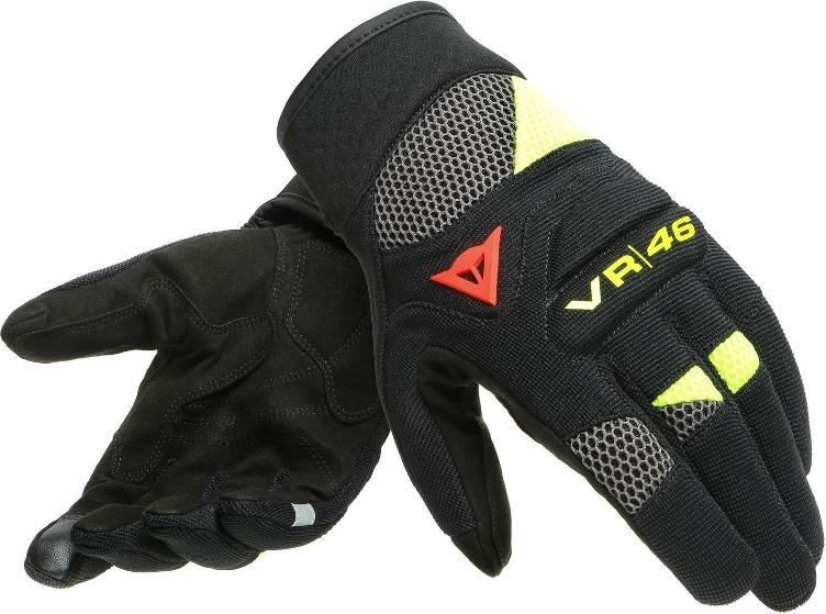 Dainese VR46 Curb Perforierte Motorradhandschuhe