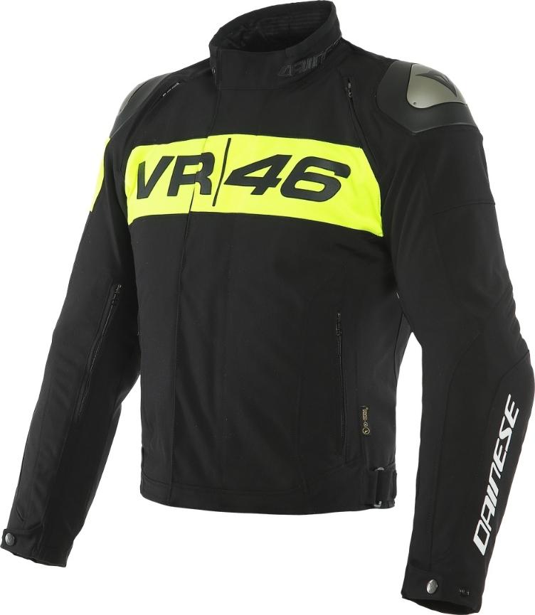 Dainese VR46 Podium D-Dry Wasserdichte Motorrad Textiljacke