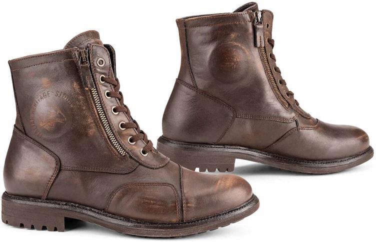 Falco Aviator Motorradstiefel Braun