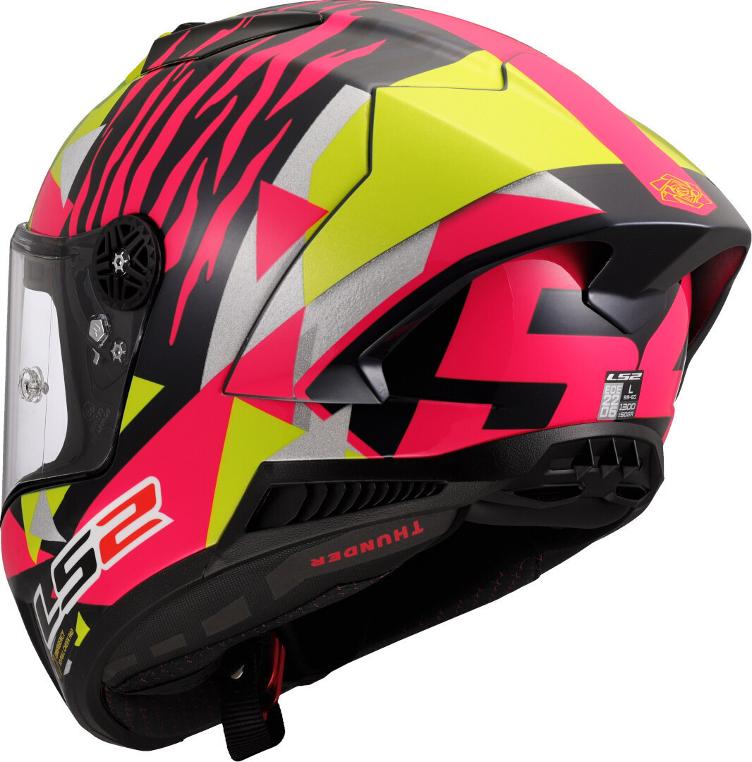 FF805 Thunder C GP Replica Aldeguer LS2 Integralhelm Carbon - 0