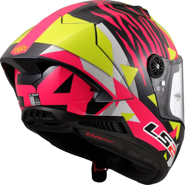 FF805 Thunder C GP Replica Aldeguer LS2 Integralhelm Carbon - 1