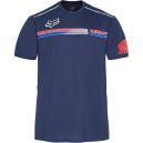 FOX T shirt PIT HRC NAVY Honda