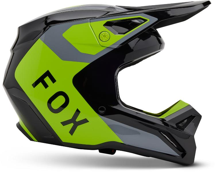 FOX V1 Lean MIPS Motocross Helm Neon Gelb - 0