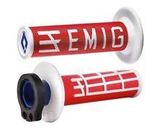 ODI MX GRIPS LOCK-ON V2 EMIG RED/WHITE