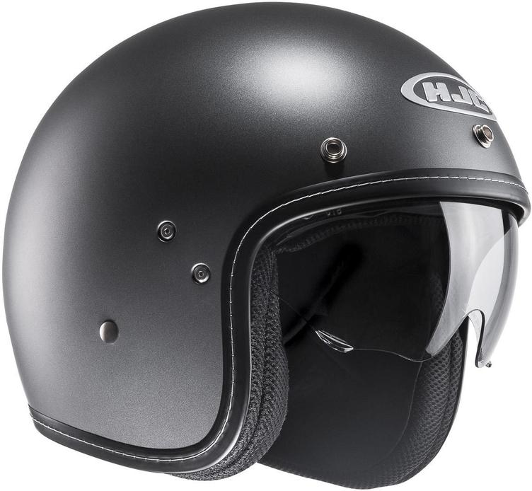 HJC FG 70s Schwarz Matt Jet Helm - 1