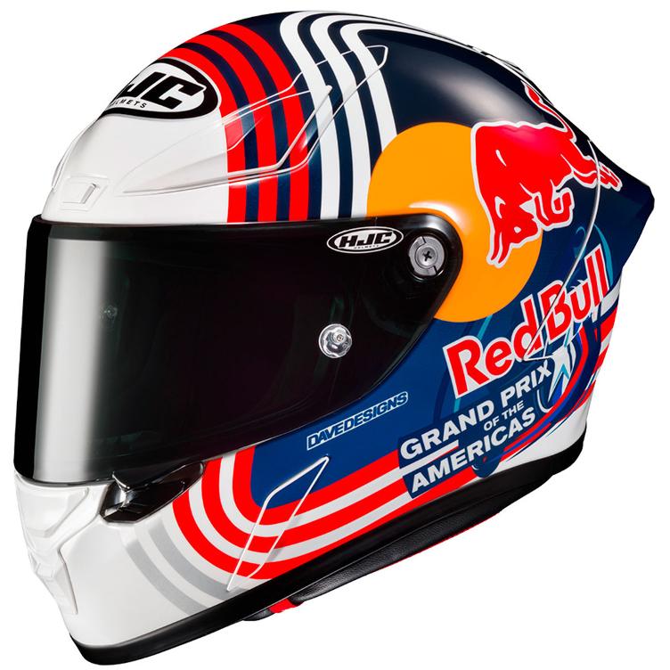 HJC RPHA 1 Red Bull Austin GP Helm
