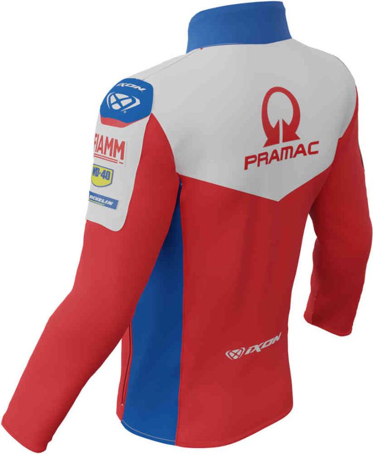 IXON PRAMAC Sweatshirt Replica Rot-Blau-Weis