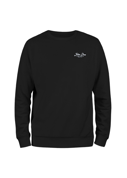 JOHN DOE Sweater Lettering Black