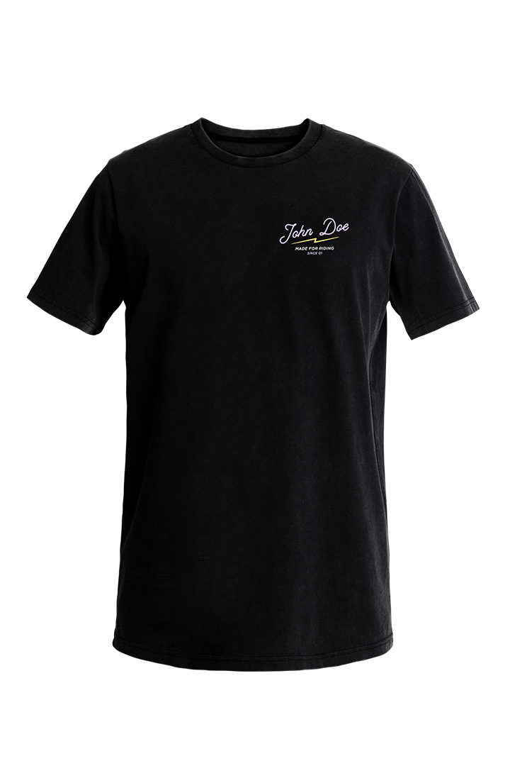 JOHN DOE T-Shirt Wave Black