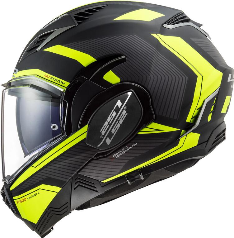 LS2 FF900 Valiant II Revo Helm NEON - 2