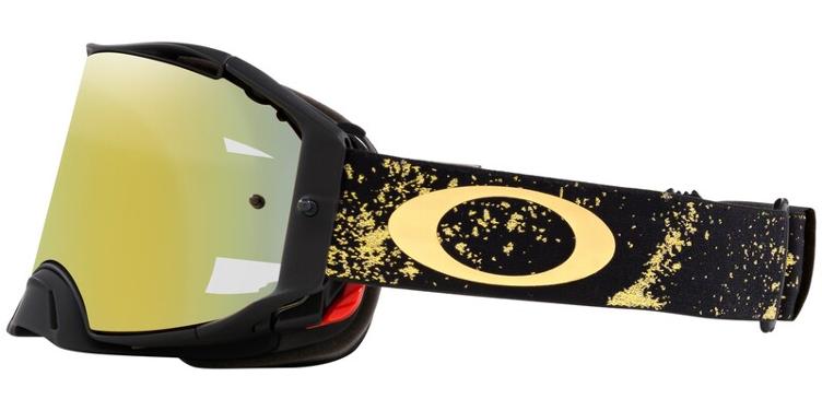 OAKLEY Airbrake MX Goggle Triple Crown - 24K Iridium Schwarz Gold