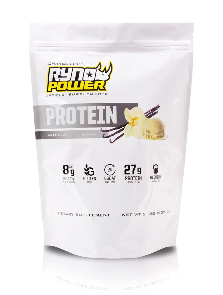 Ryno Power Vanilla Protein Powder 2lb (20 Serv)